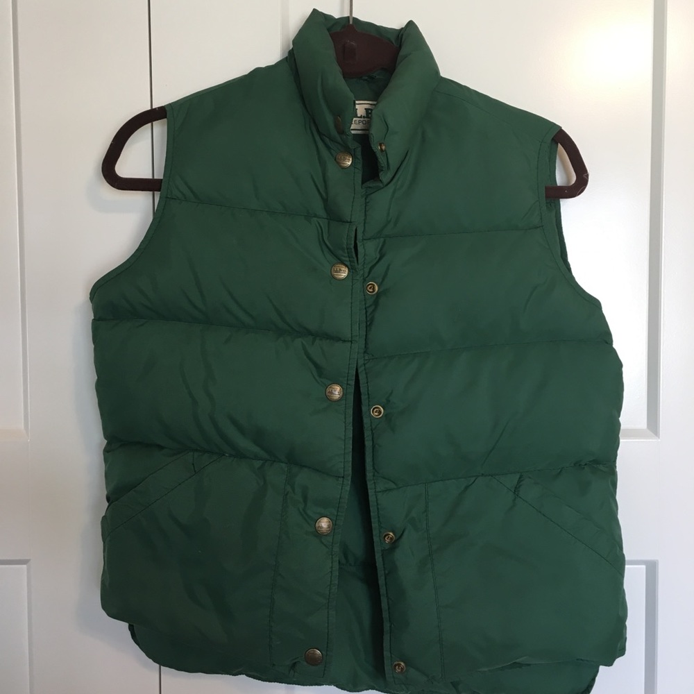 L. L. Bean Green Vest